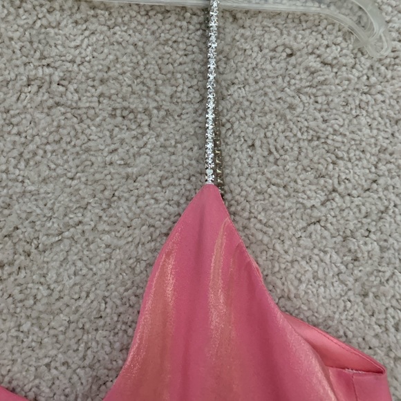 Prom dress by Niki Livas! Rhinestone straps size 4 - Picture 5 of 7